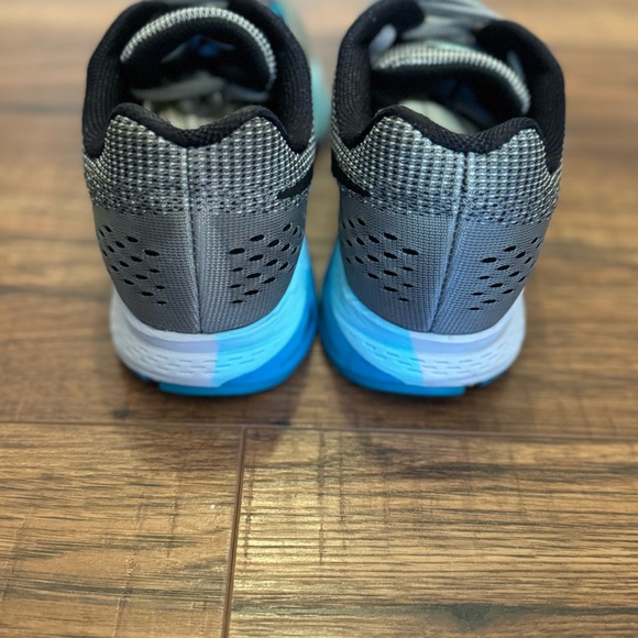 Nike Zoom Structure 19 Running Sneakers Casual Women 8 Gray Turquoise Pink - Picture 3 of 9